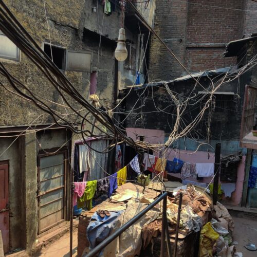 In Dharavi, in Mumbai, India, more than 1 million people live on 1 square mile on land that is mostly government owned.