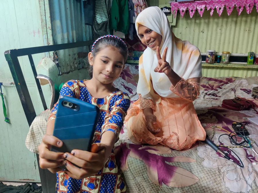 The improbable fame of a hijab-wearing teen rapper from a poor neighborhood in Mumbai